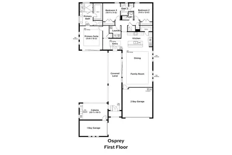 Floorplan - 8308 Golden Beach Ct, Parrish, FL 34219 photo 1 of 2