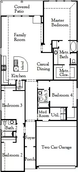 Floorplan - 3009 Hickory Haven Ln, Conroe, TX 77385 photo 1 of 1