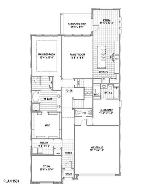 Floorplan - 2101 Baxter Rd, Celina, TX 75009 photo 1 of 5
