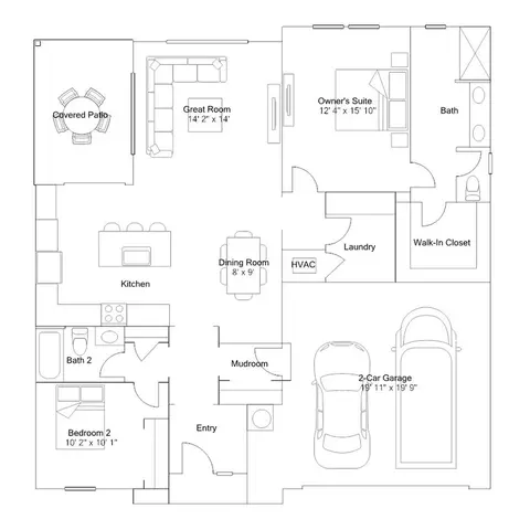 Floorplan - 1085 Folgate Dr, Sequim, WA 98382 photo 1 of 1