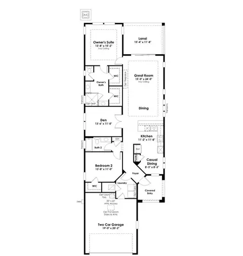 Floorplan - 1592 Pathways Dr, Inlet Beach, FL 32461 photo 1 of 1