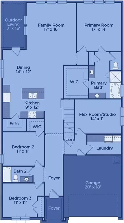 Floorplan - 2425 Saint George Dr, Celina, TX 75009 photo 2 of 2