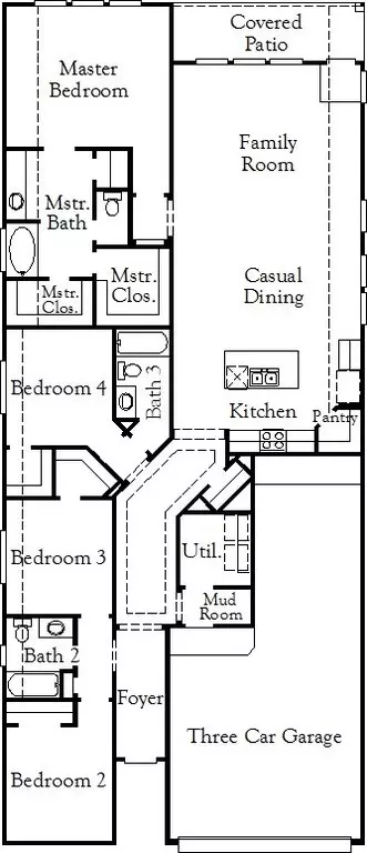 Floorplan - 407 Aztec Cave Dr, New Caney, TX 77357 photo 1 of 1