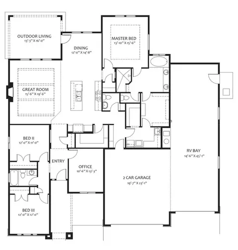 Floorplan - 6623 W Sollas Dr, Eagle, ID 83616 photo 1 of 1