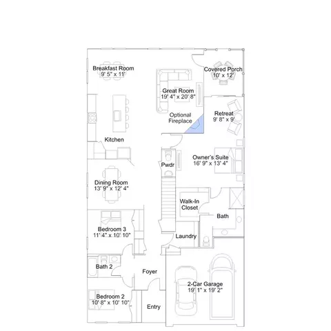 Floorplan - Shingle Point Road, Milton, DE 19968 photo 2 of 7