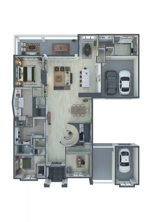 Floorplan - 4251 Hollow Wind Way, Spring, TX 77386 photo 1 of 4