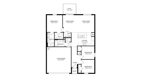 Floorplan - 2296 Pilsner Loop, Bradenton, FL 34208 photo 1 of 1