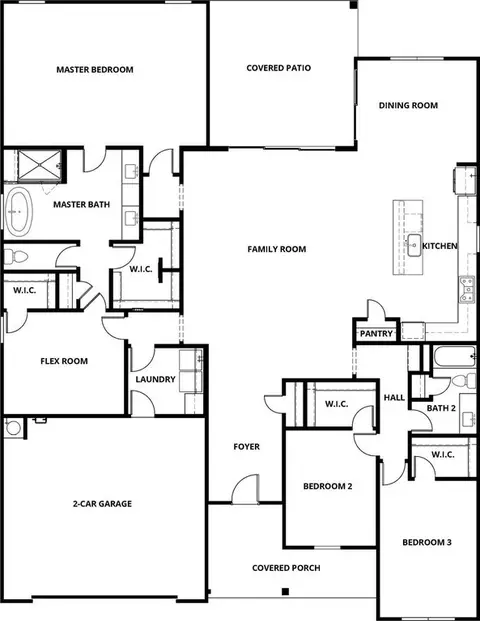 Floorplan - 108 E Luna Blue Ln, Jarrell, TX 76537 photo 1 of 1