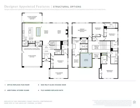Floorplan - 545 Abeja Dr, Corona, CA 92881 photo 1 of 3