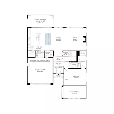 Floorplan - 545 Abeja Dr, Corona, CA 92881 photo 2 of 3