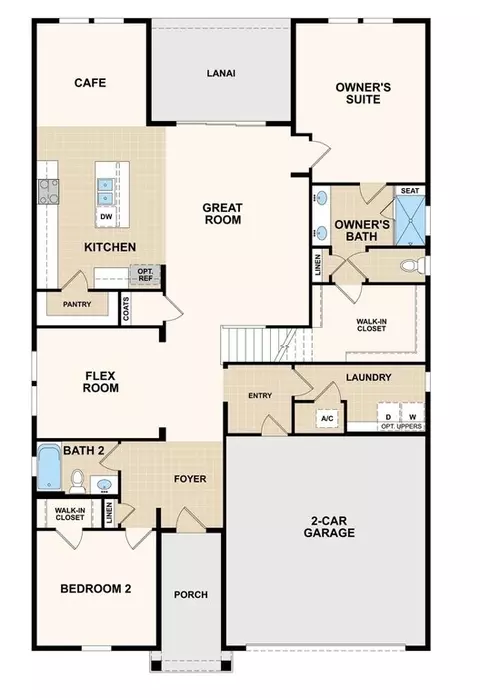 Floorplan - 636 Knotted Birch Ave, Saint Augustine, FL 32092 photo 1 of 1