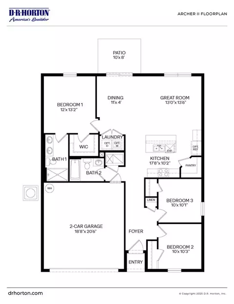 Floorplan - 3819 NW 21st Ave, Okeechobee, FL 34972 photo 1 of 1