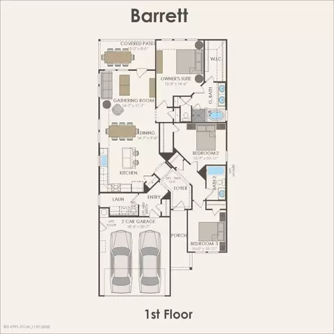 Floorplan - 612 Ruby Bend Ln, Montgomery, TX 77356 photo 2 of 2