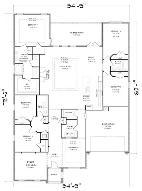 Floorplan - 1236 Provision Blvd, Mobile, AL 36608 photo 4 of 6