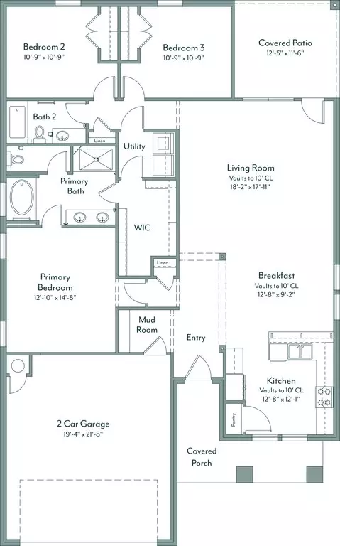 Floorplan - 8841 Spruce St, Edmond, OK 73003 photo 1 of 1