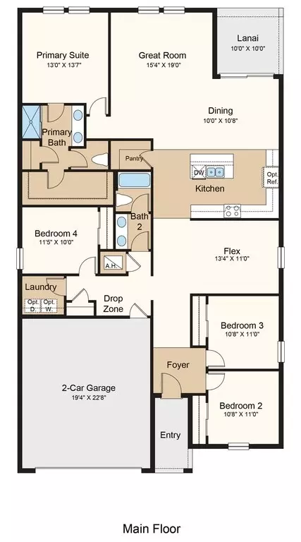Floorplan - 13305 Commons Ave, Parrish, FL 34219 photo 1 of 1