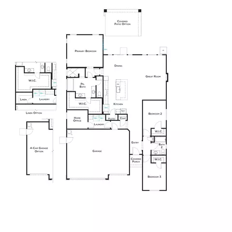 Floorplan - 3920 Currant St, Placer One, CA 95747 photo 1 of 1