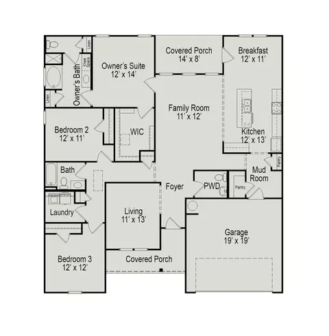 Floorplan - 2230 Zybach Dr, Monroe, NC 28110 photo 1 of 1