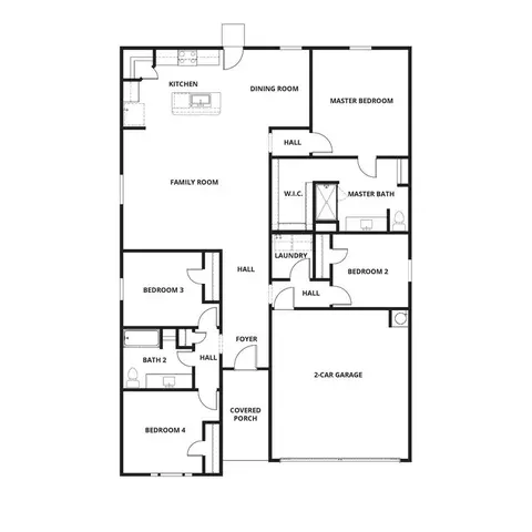 Floorplan - 709 Ashleigh Dr, Tuttle, OK 73089 photo 1 of 1
