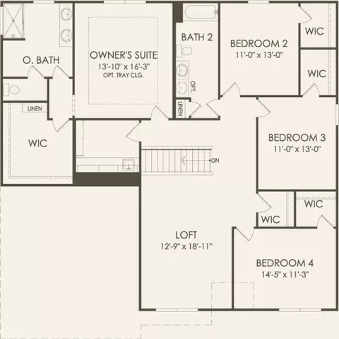 Floorplan - 1620 Landy Dr, Deerfield, IL 60015 photo 2 of 2