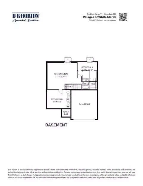 Floorplan - 4925 Arcola Rd, Rosedale, MD 21237 photo 2 of 2