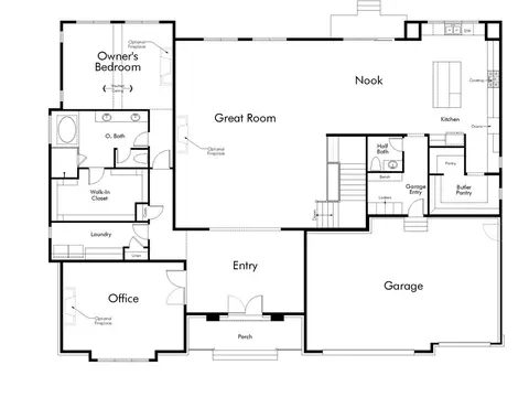 Floorplan - 9566 Bernese Ln, Sandy, UT 84092 photo 1 of 2