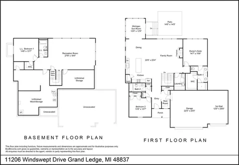 Floorplan - 11206 Windswept Dr, Grand Ledge, MI 48837 photo 1 of 1
