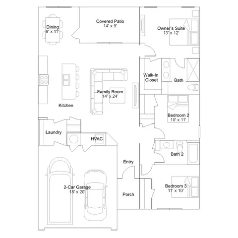Floorplan - 20395 W 193rd Ln, Spring Hill, KS 66083 photo 1 of 1
