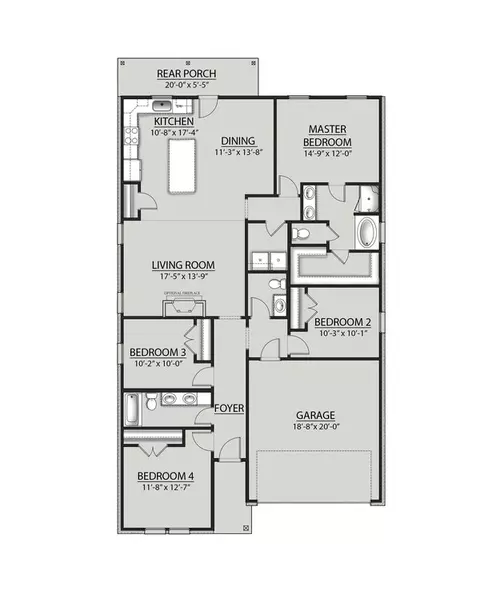 Floorplan - 100 Payton Woods Ln, Scott, LA 70583 photo 1 of 1
