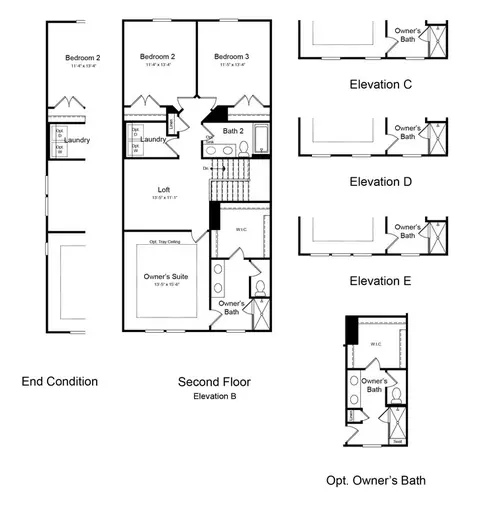 Floorplan - 2709 Middlewick Pl, Wake Forest, NC 27587 photo 2 of 2