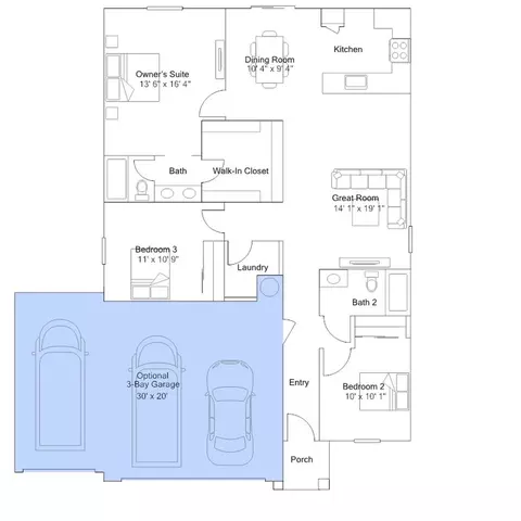Floorplan - 7593 Vassar Ave, Hesperia, CA 92344 photo 2 of 2