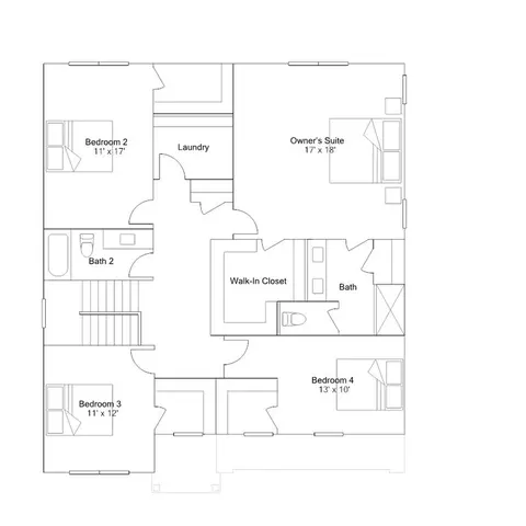 Floorplan - 558 Arye Dr, Elgin, IL 60124 photo 3 of 3