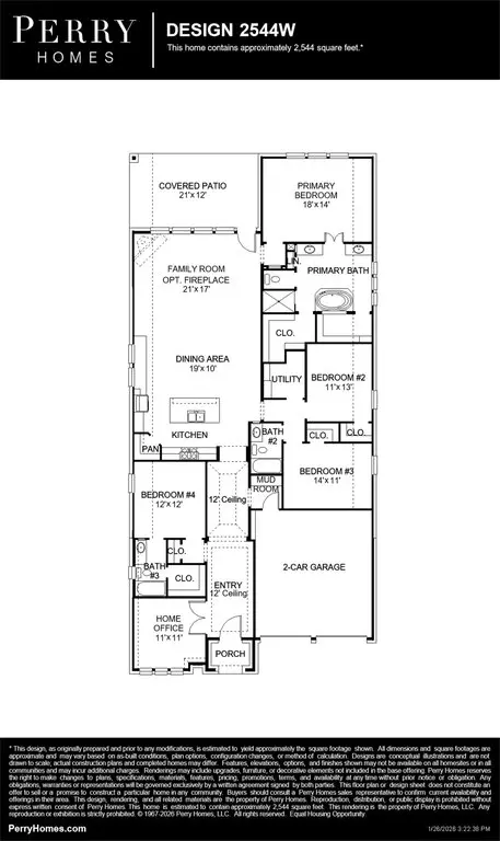 Floorplan - 15307 Le Reve Ln, Conroe, TX 77302 photo 1 of 1