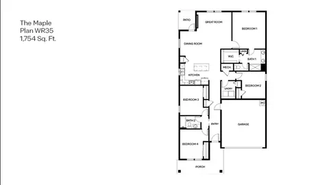Floorplan - 21217 SE Pelee Dr, Bend, OR 97702 photo 1 of 1