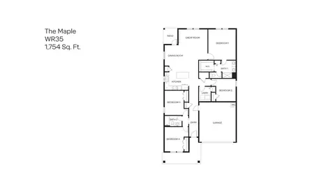 Floorplan - 21217 SE Pelee Dr, Bend, OR 97702 photo 1 of 1