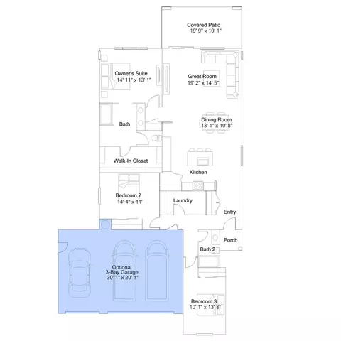 Floorplan - 79445 Alhambra Ct, Indio, CA 92203 photo 2 of 2