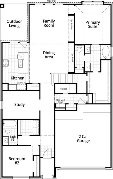 Floorplan - 15311 Le Reve Ln, Conroe, TX 77302 photo 1 of 1