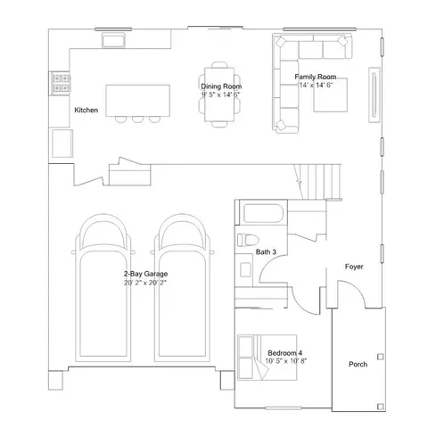 Floorplan - 810 Celtic Ln, Manteca, CA 95336 photo 1 of 2