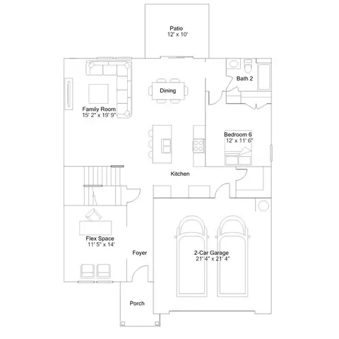 Floorplan - 2872 Harbins Rd, Bethlehem, GA 30620 photo 1 of 2