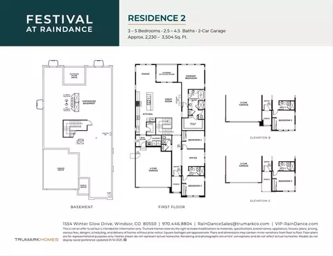Floorplan - 1554 Winter Glow Dr, Windsor, CO 80550 photo 1 of 3