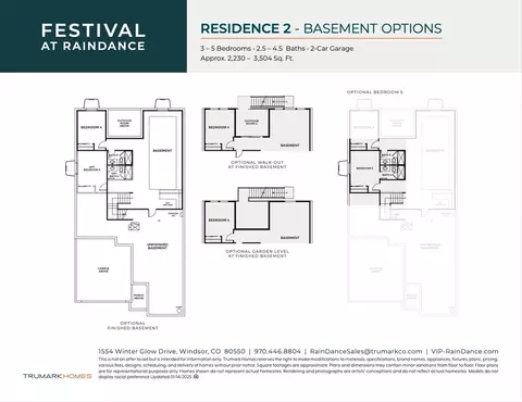 Floorplan - 1554 Winter Glow Dr, Windsor, CO 80550 photo 2 of 3