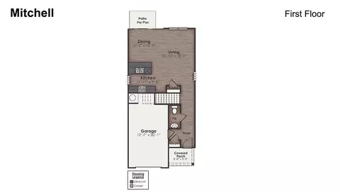 Floorplan - 3102 Lobelia Ln, Leland, NC 28451 photo 1 of 2