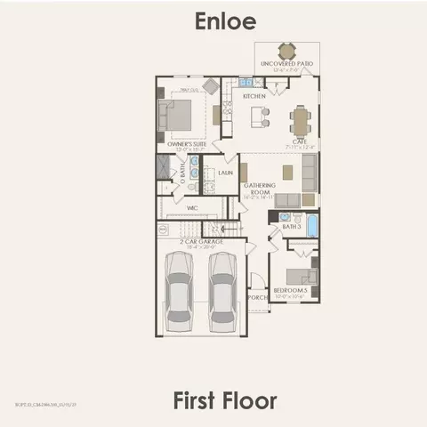Floorplan - 6509 Adderly Rd, Pilot Point, TX 76258 photo 1 of 2