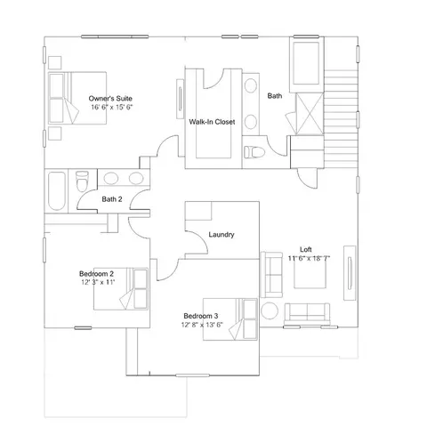 Floorplan - 5210 Yarrow Ave, Tracy, CA 95377 photo 2 of 2