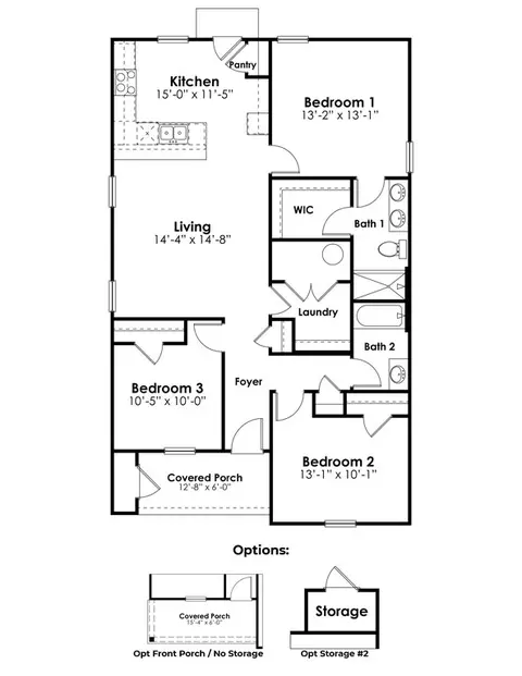 Floorplan - 3008 Tasso Dr, Sunset Beach, NC 28468 photo 1 of 1