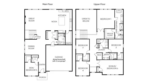Floorplan - 9810 36th St E, Edgewood, WA 98371 photo 1 of 2