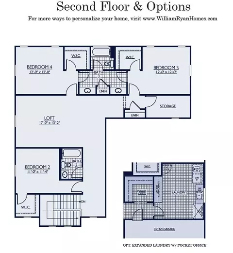 Floorplan - 7322 E La Sala Ln, Florence, AZ 85132 photo 1 of 3