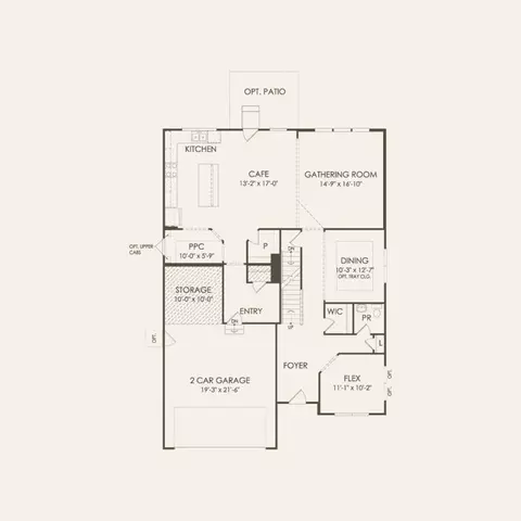 Floorplan - 12823 S Vicarage Dr, Plainfield, IL 60585 photo 1 of 3