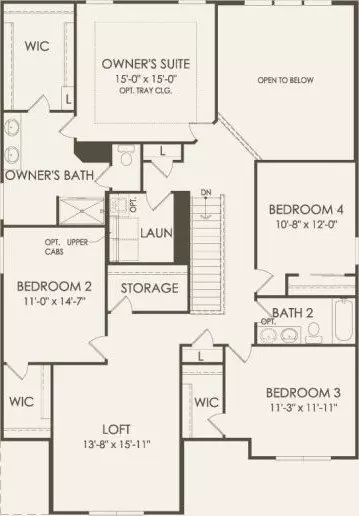 Floorplan - 12823 S Vicarage Dr, Plainfield, IL 60585 photo 2 of 3