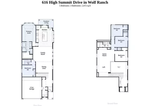 Floorplan - 616 High Summit Dr, Georgetown, TX 78628 photo 1 of 1